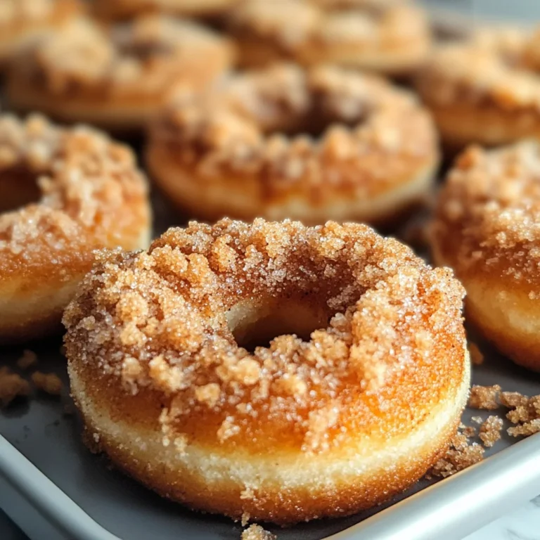 Coffee Cake Donuts