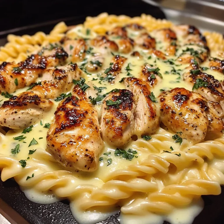 Creamy Garlic Butter Chicken with Twisted Cheddar Pasta