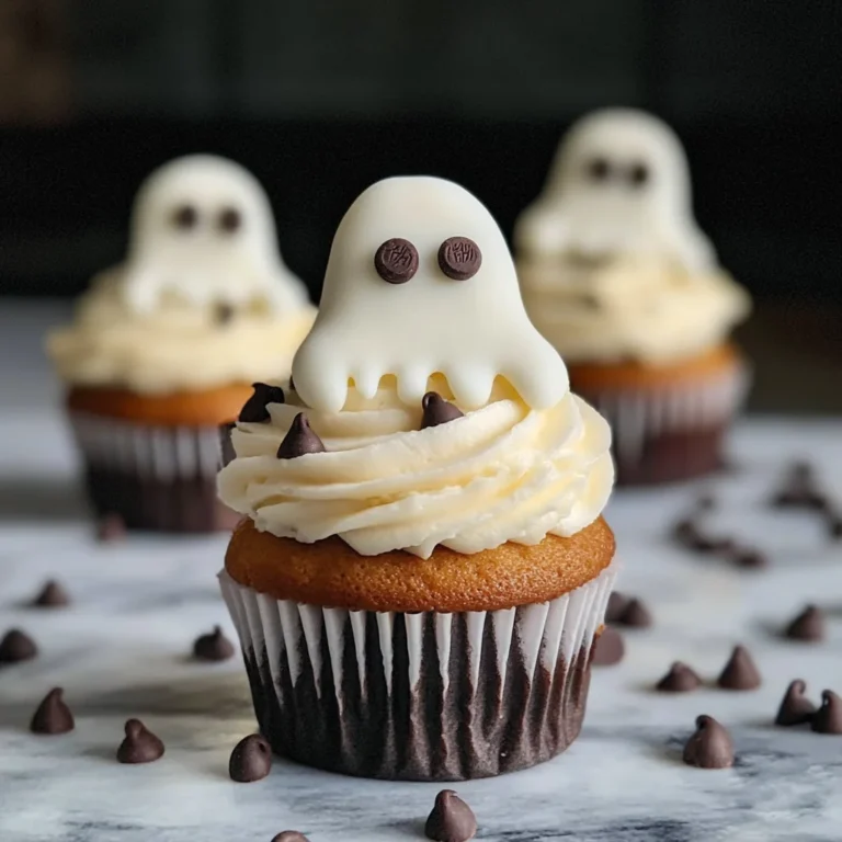 Halloween Cupcakes: Ghost Cupcakes