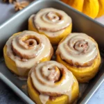 Homemade Pumpkin Chai Cinnamon Rolls