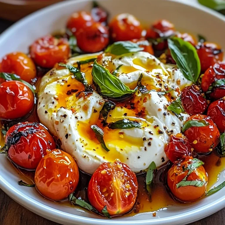 Hot Honey Tomato Burrata Dip