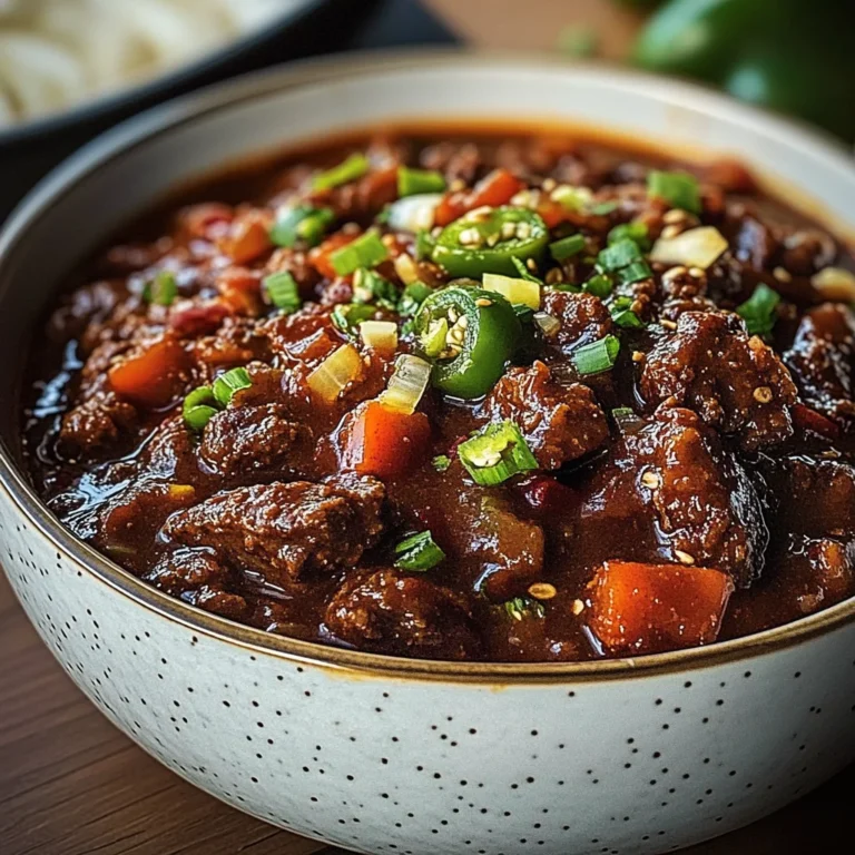 Korean Chile Con Carne