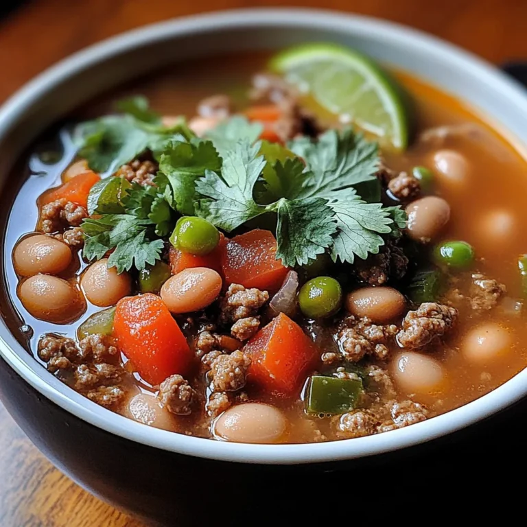 Pinto Beans Green Chile And Beef Soup