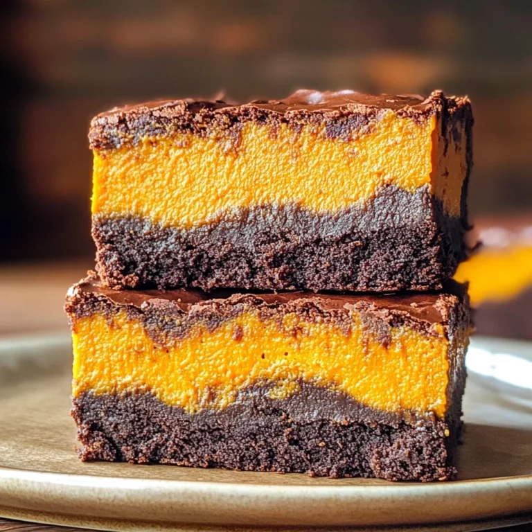 Pumpkin Brownies