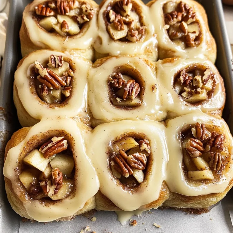 Soft-Baked Apple Cinnamon Rolls