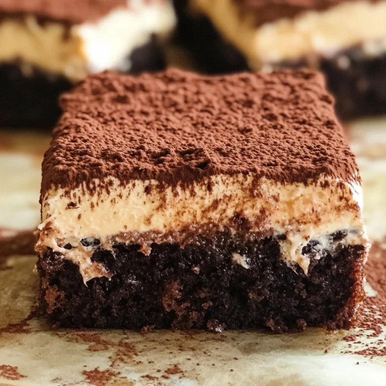 Tiramisu Brownies
