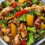 Wild Rice Chicken Stir-Fry with Fresh Veggies