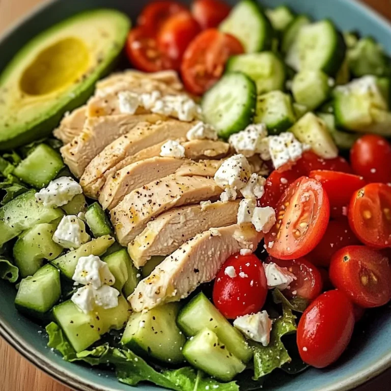 Avocado & Chicken Chopped Salad