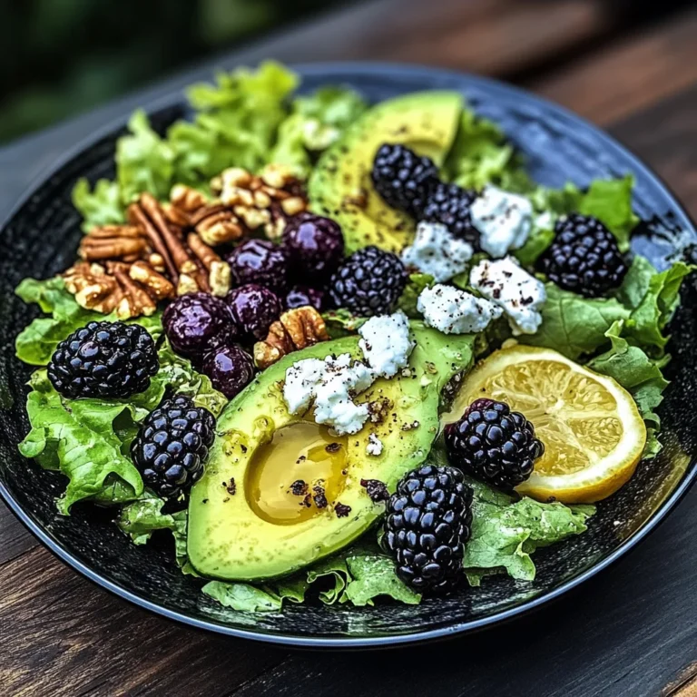Blackberry Avocado Salad
