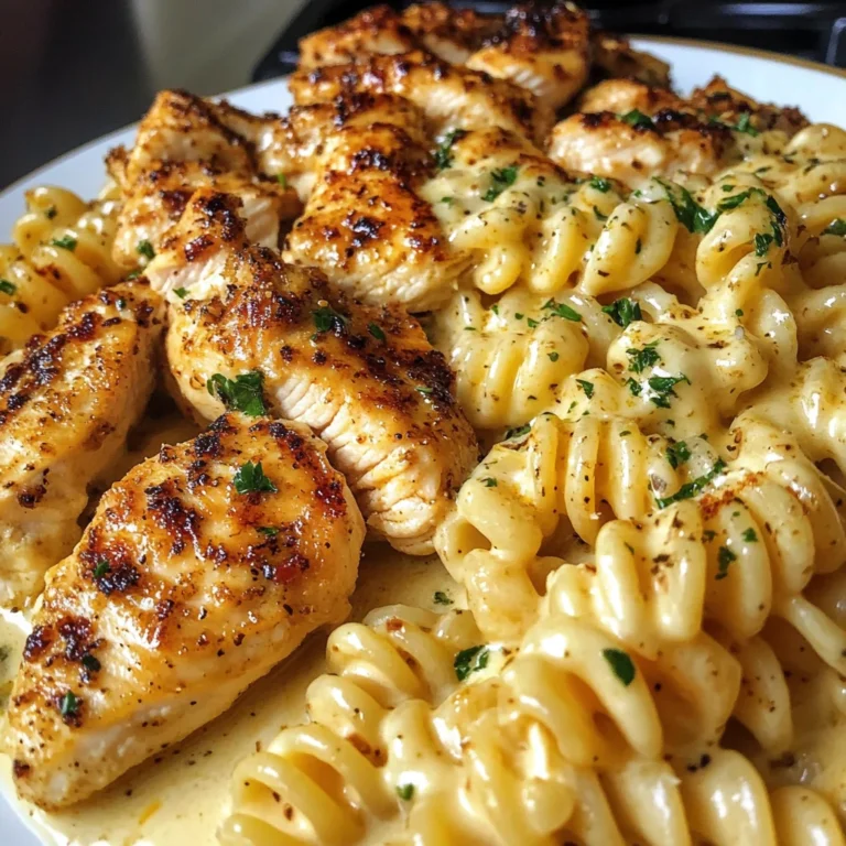 Creamy Cajun Chicken Rotini with Velveeta Parmesan Sauce