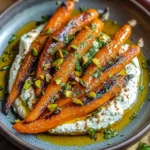 Roasted Carrots with Whipped Ricotta and Hot Honey