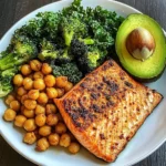Roasted Chickpea & Salmon Power Plate