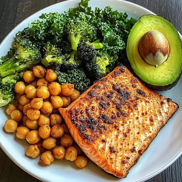 Roasted Chickpea & Salmon Power Plate