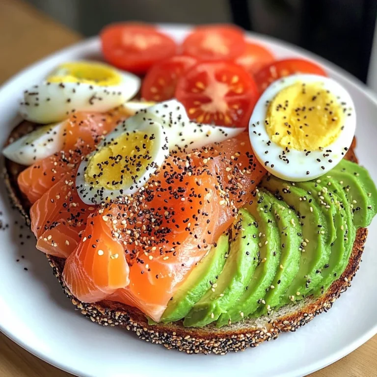 Smoked Salmon & Avocado Toast Power Plate