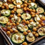 Zucchini & Chickpea Bake with Feta