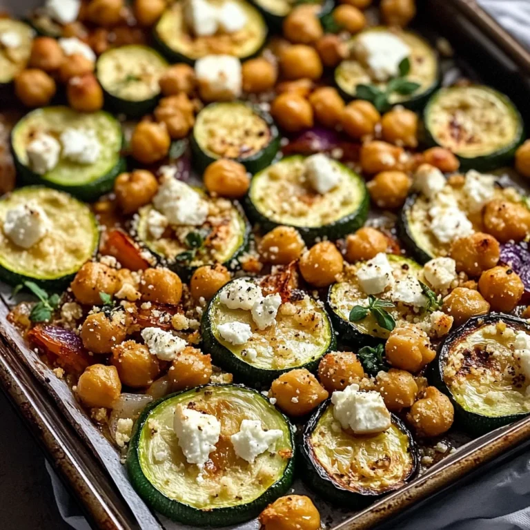 Zucchini & Chickpea Bake with Feta